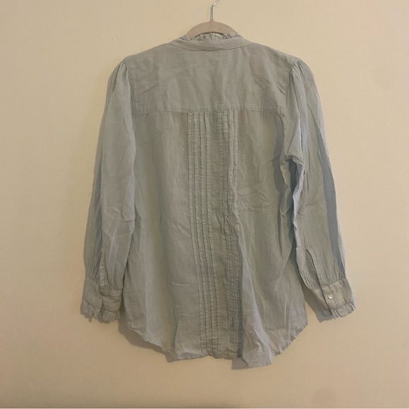 Sundance Cecelia Lace Ruffle Button Down Top - Picture 9 of 9